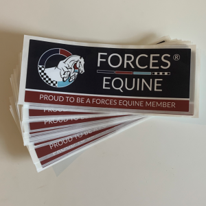 Forces Equine Car Sticker
